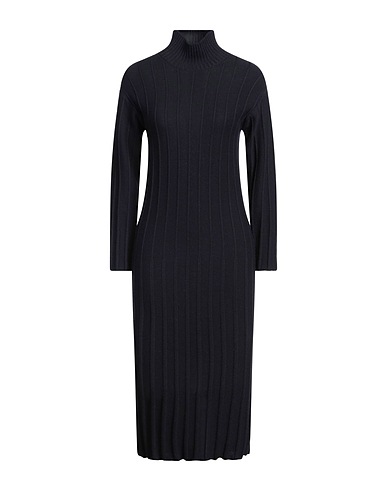 MAX MARA Midi-Kleid LEISURE Nachtblau 100% Schurwolle