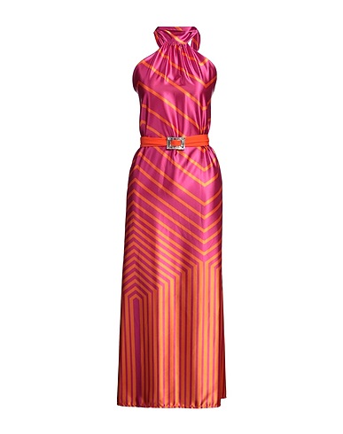TWENTY FOUR HAITCH Long dress Fuchsia 100% Polyester