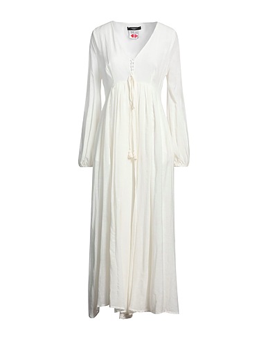 WEEKEND MAX MARA Midi dress White 58% Viscose, 42% Linen