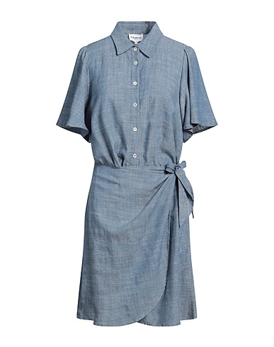 FRNCH DRESSES Light blue 40% Viscose, 35% Polyester, 25% Linen