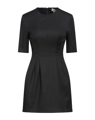 SPORTMAX Short dress Black 98% Cotton, 2% Elastane