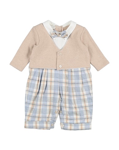 NINNAOH Baby jumpsuit  Beige 60% Cotton, 40% Lyocell