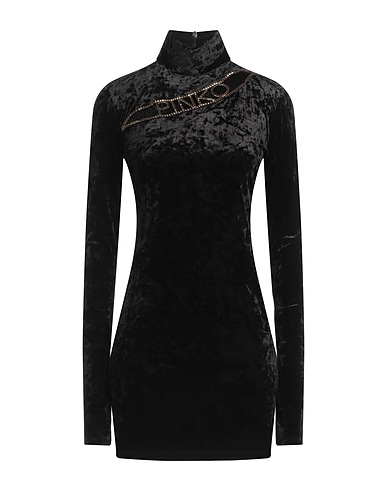 PINKO Sheath dress Black 90% Cotton, 10% Elastane