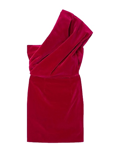 TOM FORD One-shoulder dress Fuchsia 100% Cotton