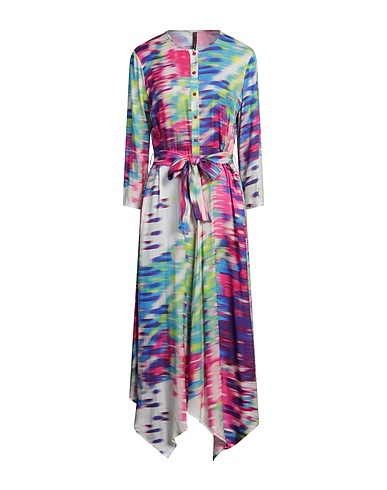 MANILA GRACE Long dress Fuchsia 100% Viscose