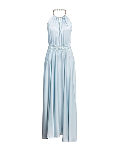 VICOLO Long dress Sky blue 100% Polyester