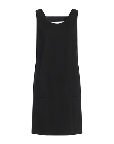 MANILA GRACE Short dress Black 53% Viscose, 42% Polyamide, 5% Elastane