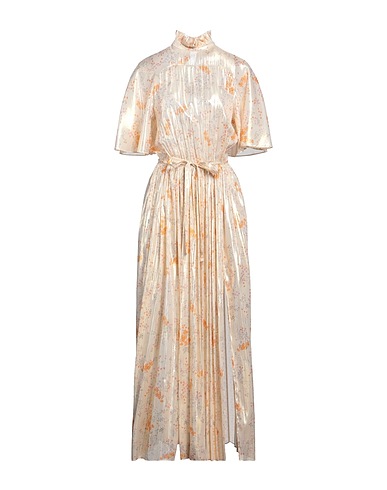 ZADIG&VOLTAIRE Langes Kleid Gold 78% Viskose, 22% Metallisiertes Polyester