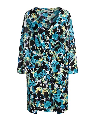 DIANE VON FURSTENBERG Short dress Azure 100% Viscose