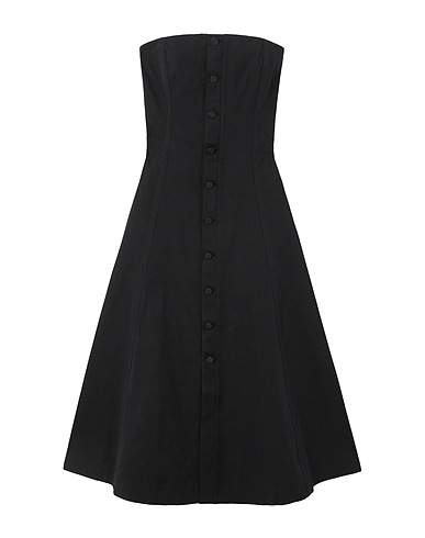 RALPH LAUREN COLLECTION Midi dress Black 100% Cotton