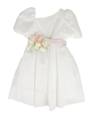 LUXORY Dress White 80% Cotton, 20% Polyester
