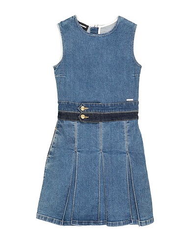 DSQUARED2 Denim dress Blue 98% Cotton, 2% Elastane