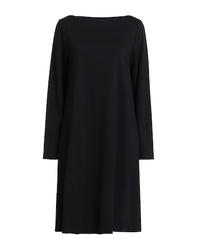 CALIBAN Kurzes Kleid Schwarz 65% Viskose, 30% Nylon, 5% Elastan