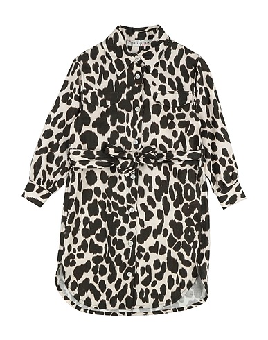 SHIRTAPORTER Dress Ivory 50% Cotton, 50% Linen
