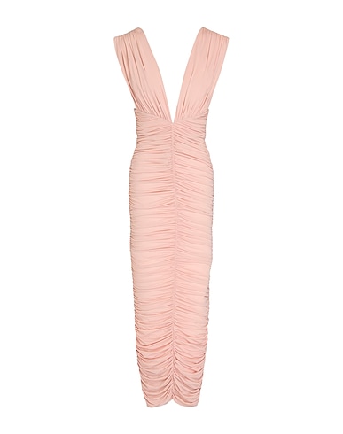 ALEX PERRY Long dress Blush 82% Nylon, 18% Elastane