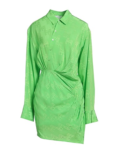 HERSKIND Shirt dress Green 50% Viscose, 50% Acetate