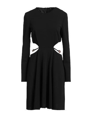 JUST CAVALLI Short dress Black 95% Polyester, 5% Elastane