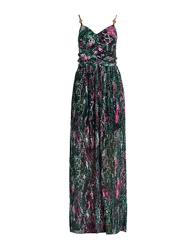 JUST CAVALLI Long dress Green 100% Polyester