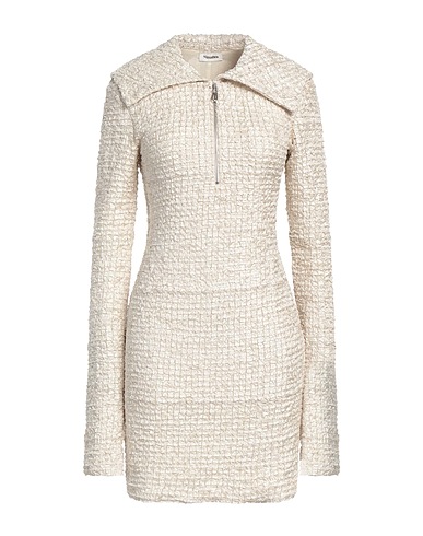 NANUSHKA Sheath dress Beige 100% Recycled polyester