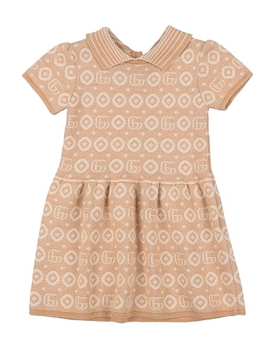 GUCCI Vestido para bebé  Camel 100% Cotton