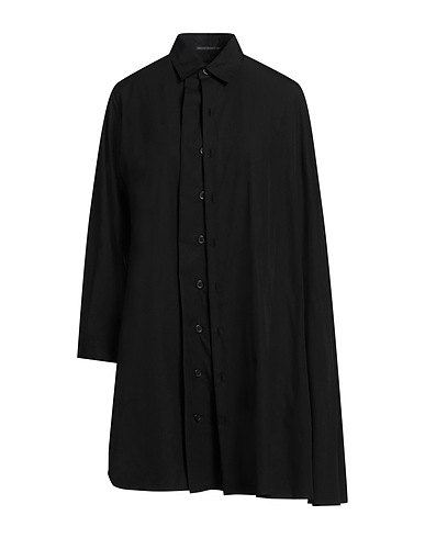 YOHJI YAMAMOTO Shirt dress Black 100% Cotton