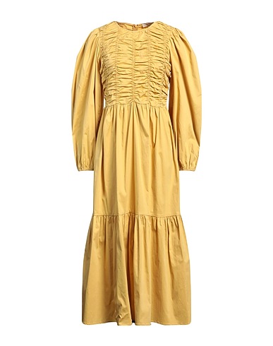 NOTES DU NORD Long dress Marigold 65% Cotton, 32% Nylon, 3% Elastane