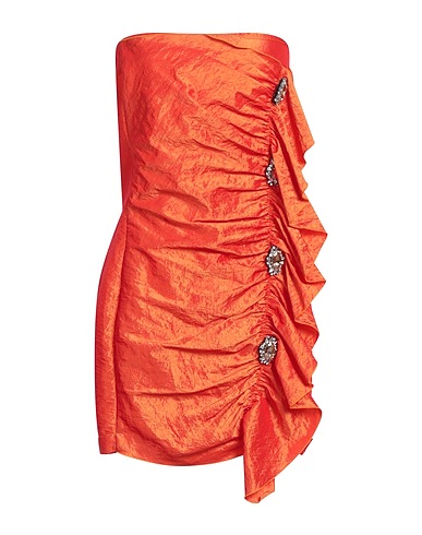 LE.CI.CA.LÈ Sheath dress Orange 50% Viscose, 50% Polyester