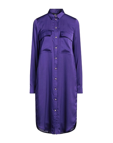 JUST CAVALLI Vestito chemisier Viola 100% Poliestere