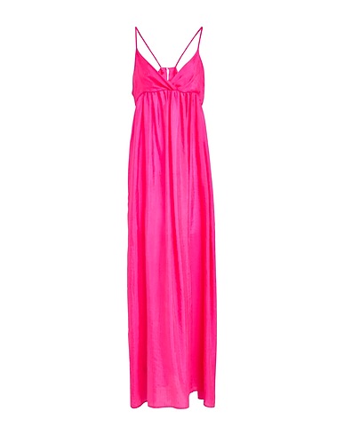 MOMONÍ Long dress Fuchsia 74% Cupro, 26% Polyamide