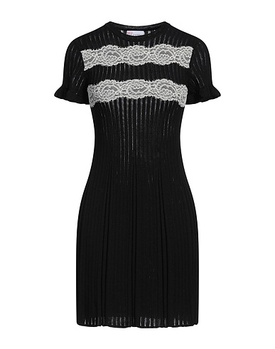 REDValentino チューブドレス ブラック バージンウール 100%