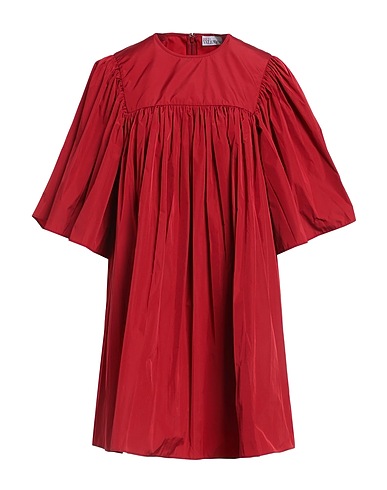 REDValentino Short dress Brick red 100% Polyester