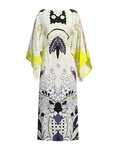 VALENTINO GARAVANI Midi dress Lime green 100% Silk