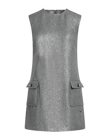 CHIARA FERRAGNI Kurzes Kleid Grau 61% Wolle, 28% Polyamid, 10% Polyester, 1% Andere Fasern