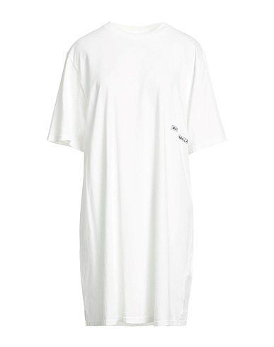 MM6 MAISON MARGIELA ミニワンピース・ドレス ホワイト コットン 100%