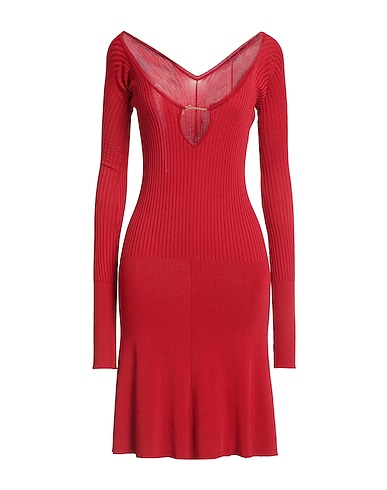 JACQUEMUS Короткое платье 94% Вискоза, 6% Полиэстер