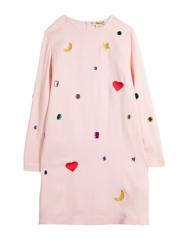 STELLA McCARTNEY KIDS Dress Light pink 97% Viscose, 3% Elastane, Polyester, Cotton, PMMA (Polymethyl methacrylate)
