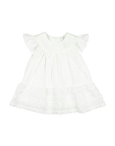 ERMANNO SCERVINO JUNIOR Vestito Baby  Bianco 100% Cotone