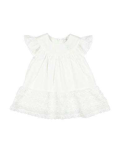 ERMANNO SCERVINO JUNIOR Vestito Baby BIANCO 100% Cotone