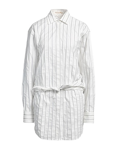 LE SARTE PETTEGOLE Shirt dress White 100% Cotton
