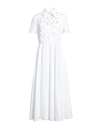 VALENTINO GARAVANI Long dress White 100% Cotton