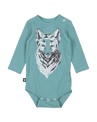 HEBE Baby bodysuit Light green 95% Organic cotton, 5% Elastane