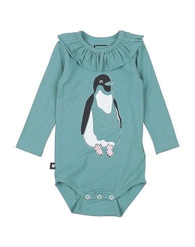 HEBE Baby bodysuit Light green 95% Organic cotton, 5% Elastane