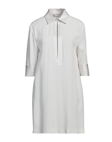 REDValentino Sheath dress Off white 70% Acetate, 30% Viscose