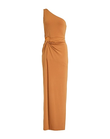 ALICE + OLIVIA Long dress Camel 95% Polyester, 5% Elastane