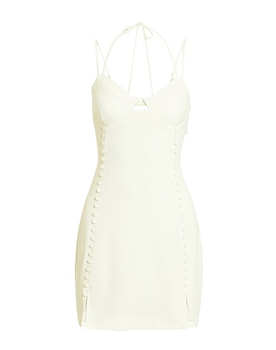SIMKHAI Sheath dress Ivory 91% Recycled polyester, 9% Polyurethane