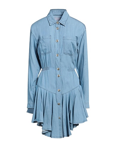 GAëLLE Paris Denim dress Blue 50% Viscose, 50% Lyocell