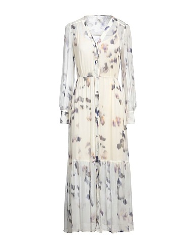 NENETTE Hemdkleid Cremeweiß 100% Viskose