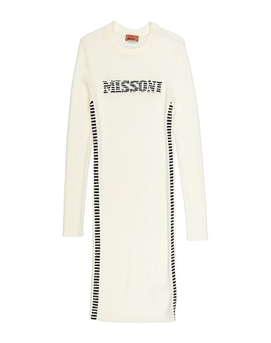 MISSONI KIDS Vestito Panna 100% Lana Vergine, Lana