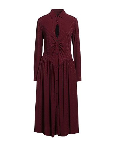 PINKO シュミーズドレス ボルドー アクリル 69% / シルク 31%