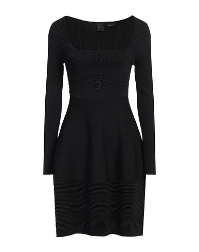 PINKO Short dress Black 51% Polyamide, 49% Viscose